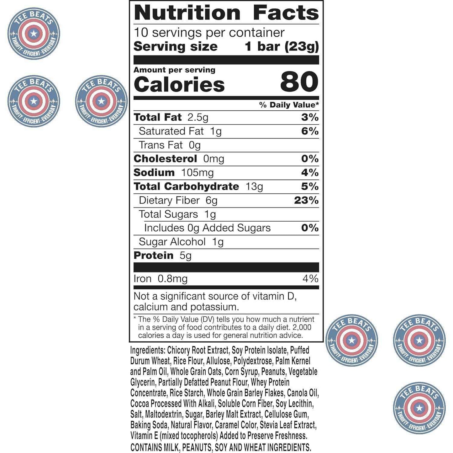 Fiber One 80 Calorie Chewy Bars – Mindful Snacking Companion for Your Wellness Routine, Low-Carb Chocolate Peanut Butter
