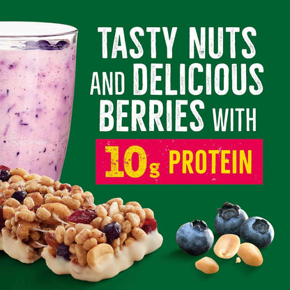 Nature Valley Berry Protein Chewy Bars – Hiking Trail Snack for Backpack