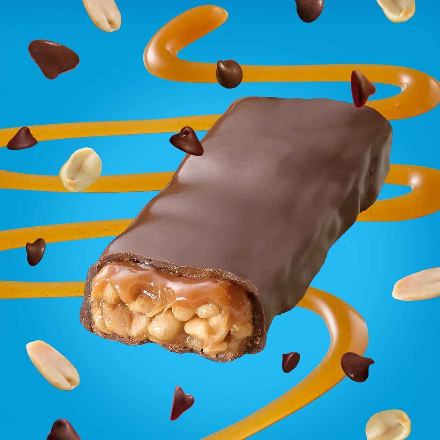Fiber One Chewy Protein Bars Caramel Nut — Wellness Snack for Self-Care Routines, Mindful Afternoon Treat