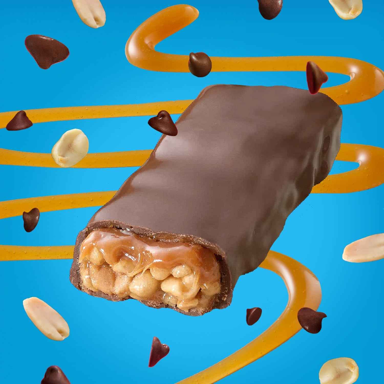 Fiber One Chewy Protein Bars Caramel Nut — Wellness Snack for Self-Care Routines, Mindful Afternoon Treat