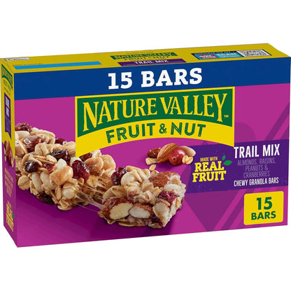 Nature Valley Chewy Granola Bars – Clean Label Pantry Snack for Mindful Eating, Whole Grain Oats 15 Pack