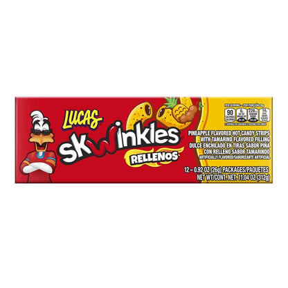 Lucas Skwinkles Pineapple-Tamarind Candy – Portable Mexican Snack for Camping, Hiking, and Picnic Baskets