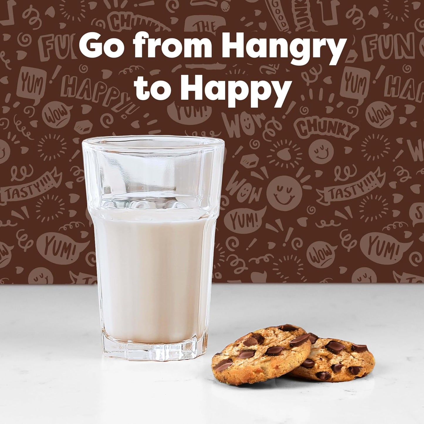 CHIPS AHOY! Chunky Fudgy Cookies Party Size – After-School Family Snack for Hungry Kids, 24.75 oz Bulk Pouch