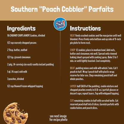 CHIPS AHOY! Chunky Fudgy Cookies Party Size – After-School Family Snack for Hungry Kids, 24.75 oz Bulk Pouch