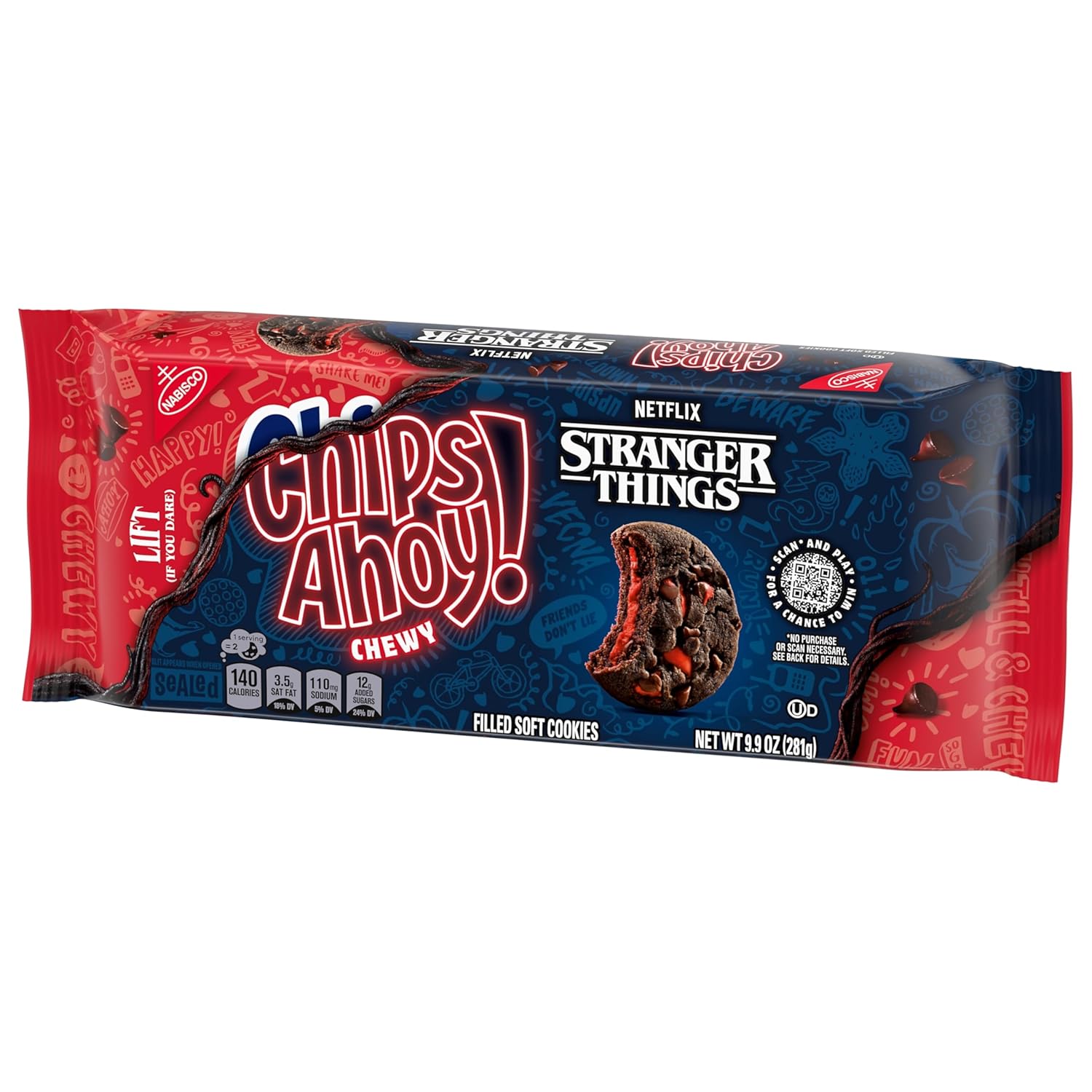 CHIPS AHOY! Family Size Reese's Cookies, Sweet Surprise Gift for Grandparents Hosting Grandchildren