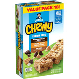 Quaker Chewy Granola Bars Variety Pack – Desk Drawer Energy Snack for Busy Professionals
