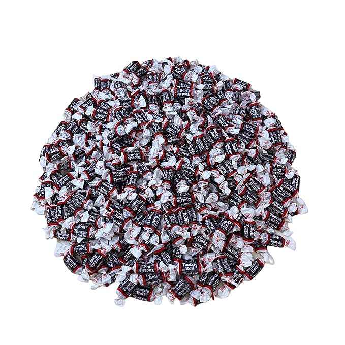 Tootsie Roll Midgees 6.5 oz Bulk Bag - Melt-Resistant Individually Wrapped Candy for Tailgates, Carnivals, and Outdoor Wedding Receptions