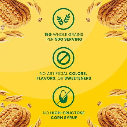 belVita Breakfast Bars Golden Oat Value Pack — No Artificial Sweeteners or HFCS for a Cleaner Morning Routine