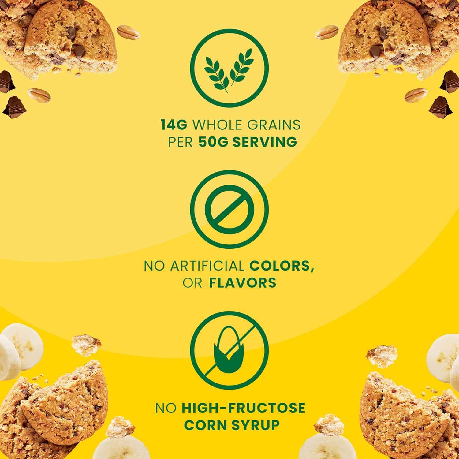 belVita Banana Bread & Oats & Chocolate Biscuit Bars – Individually Wrapped After-School Snack for Active Kids