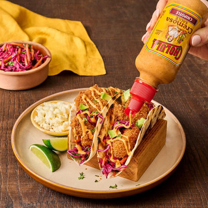 Cholula Chipotle Cremosa Sauce – Portable Camping Condiment for Campfire Elotes and Grilled Street Tacos, 8 fl oz