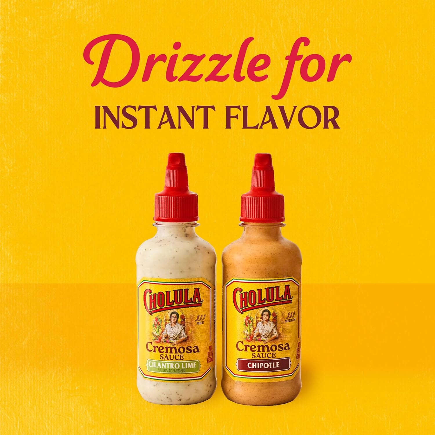 Cholula Chipotle Cremosa Sauce – Portable Camping Condiment for Campfire Elotes and Grilled Street Tacos, 8 fl oz