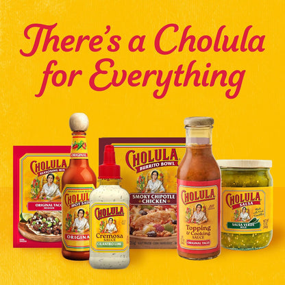Cholula Cremosa Cilantro Lime – Picnic & BBQ Drizzle for Grilled Fish Tacos, Veggie Skewers & Burgers, Mild 8 oz