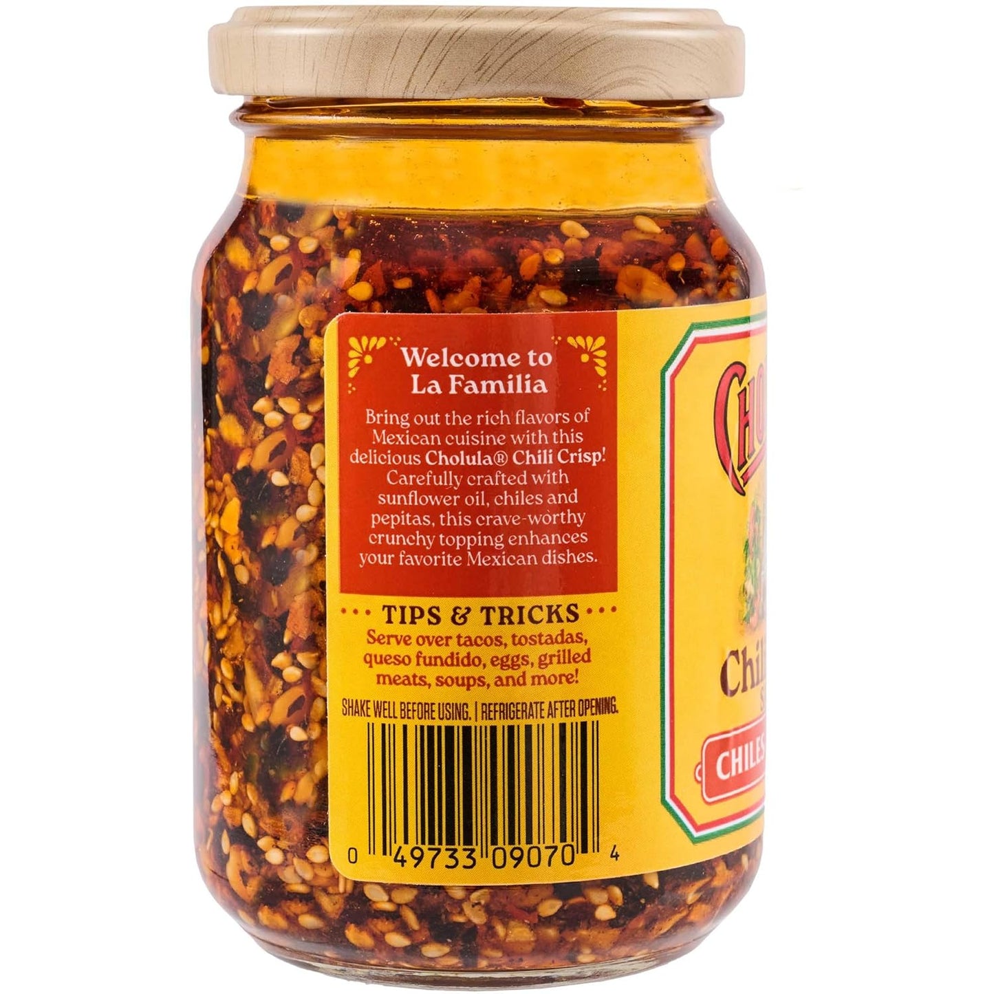 Cholula Crunchy Chili Crisp Sauce – Weeknight Dinner Shortcut for Busy Apartment Kitchens, 8 oz