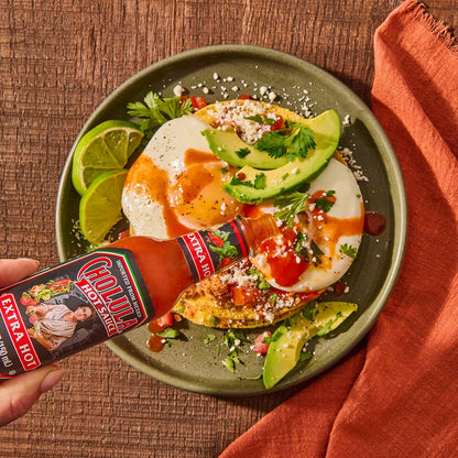 Cholula Extra Hot Mexican Hot Sauce – Tailgate and Backyard BBQ Wing Glaze, 5 fl oz