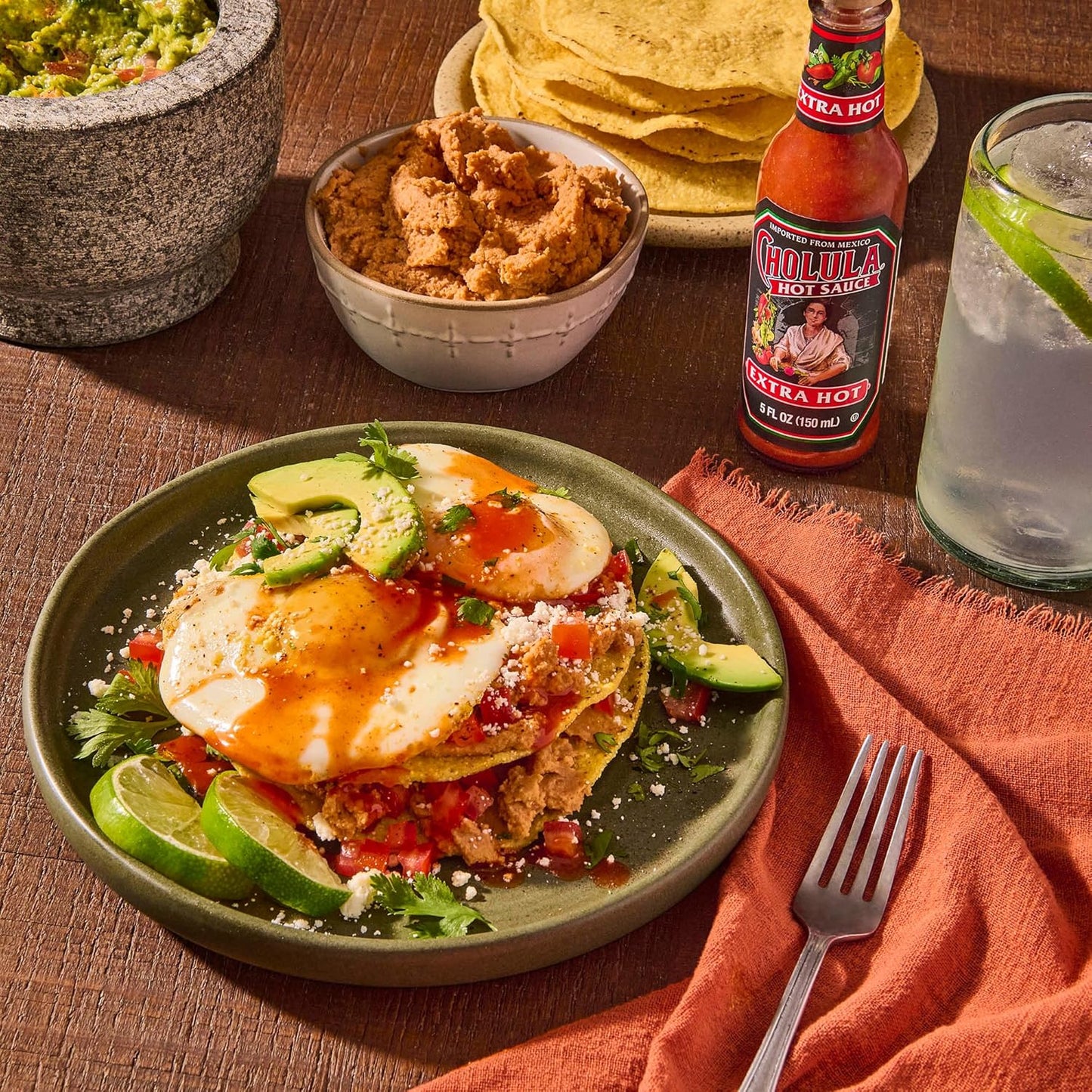Cholula Extra Hot Mexican Hot Sauce – Tailgate and Backyard BBQ Wing Glaze, 5 fl oz