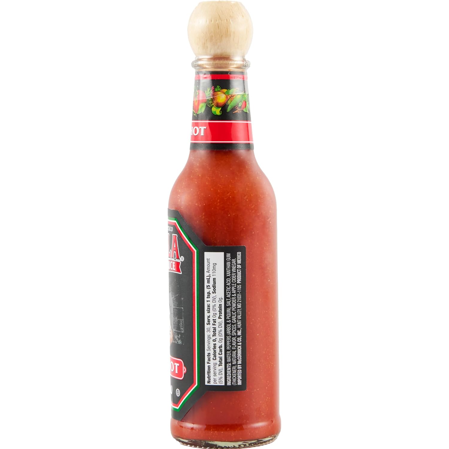 Cholula Extra Hot Mexican Hot Sauce – Tailgate and Backyard BBQ Wing Glaze, 5 fl oz