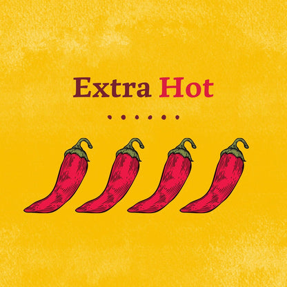 Cholula Extra Hot Mexican Hot Sauce – Tailgate and Backyard BBQ Wing Glaze, 5 fl oz