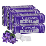 Choward's Violet Mints Candy 6-Pack – Aromatic Floral Hard Candy for Post-Dinner Palate Reset and Mindful Snacking