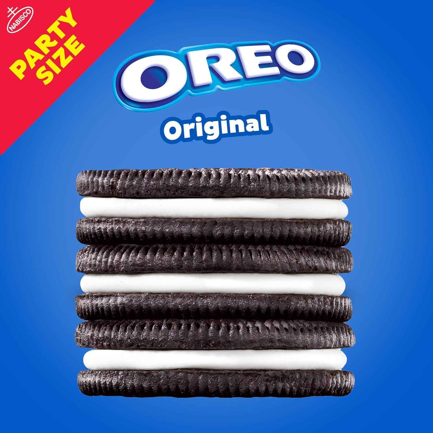 OREO Chocolate Sandwich Cookies, Party Size 24.16 oz – Resealable Road Trip Snack for the Car