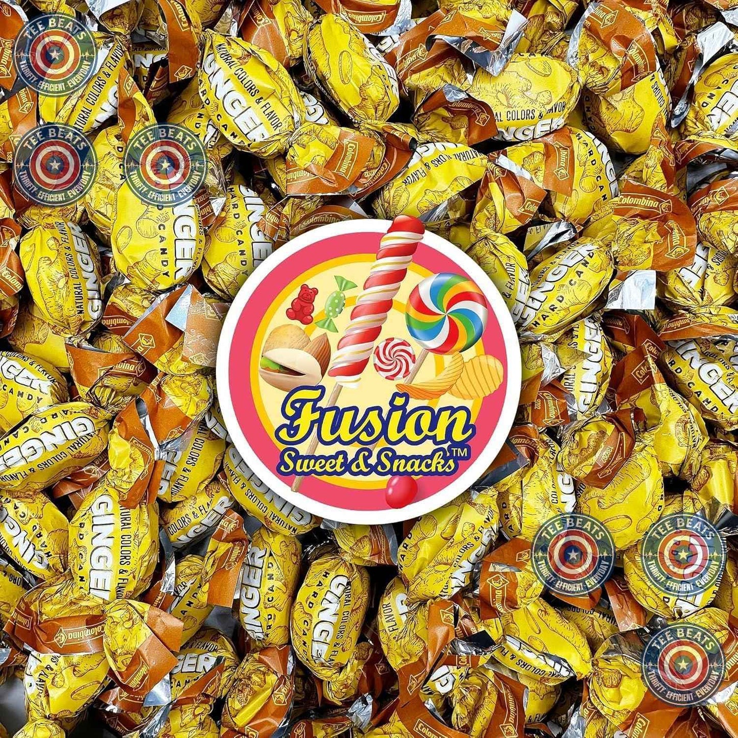 Ginger Candy – 1 lb Bag of Individually Wrapped Hard Candies for Pregnancy Nausea and Morning Sickness Relief