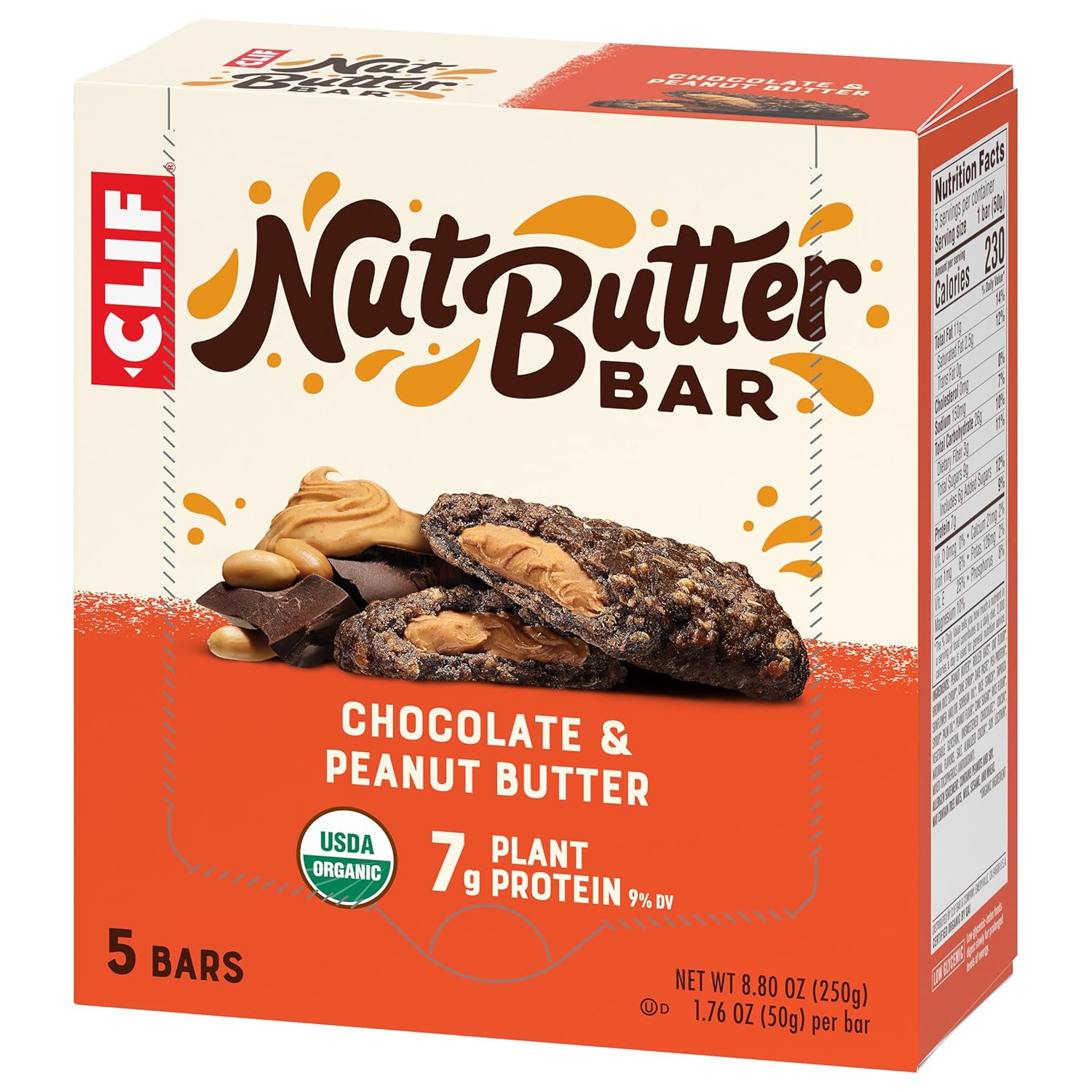 CLIF Nut Butter Bar – Commute-Friendly Peanut Butter Bar for Busy Professional Lunches