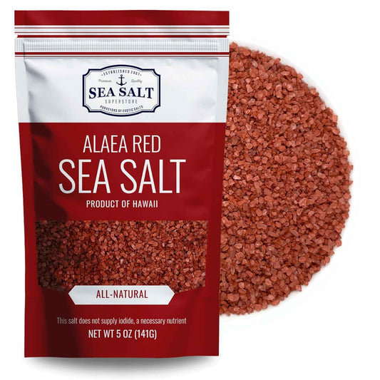 Authentic Alaea Clay Sea Salt – Gourmet Pantry Staple for the Connoisseur's High-End Kitchen Collection