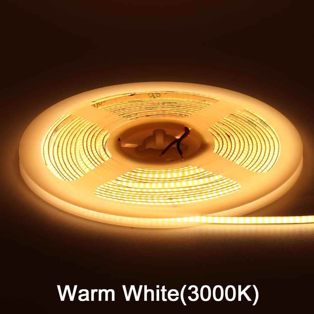 LUMIFLEX Aura COB LED Tape – Cozy Home Accent Lighting for Headboard Alcoves and Mirror Backlighting