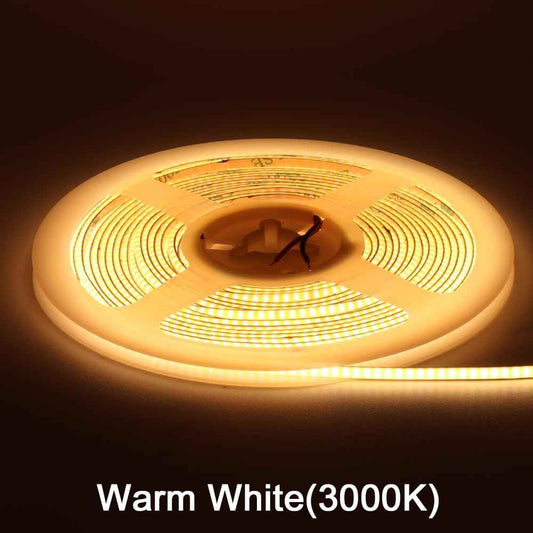 LUMIFLEX Aura COB LED Tape – Cozy Home Accent Lighting for Headboard Alcoves and Mirror Backlighting