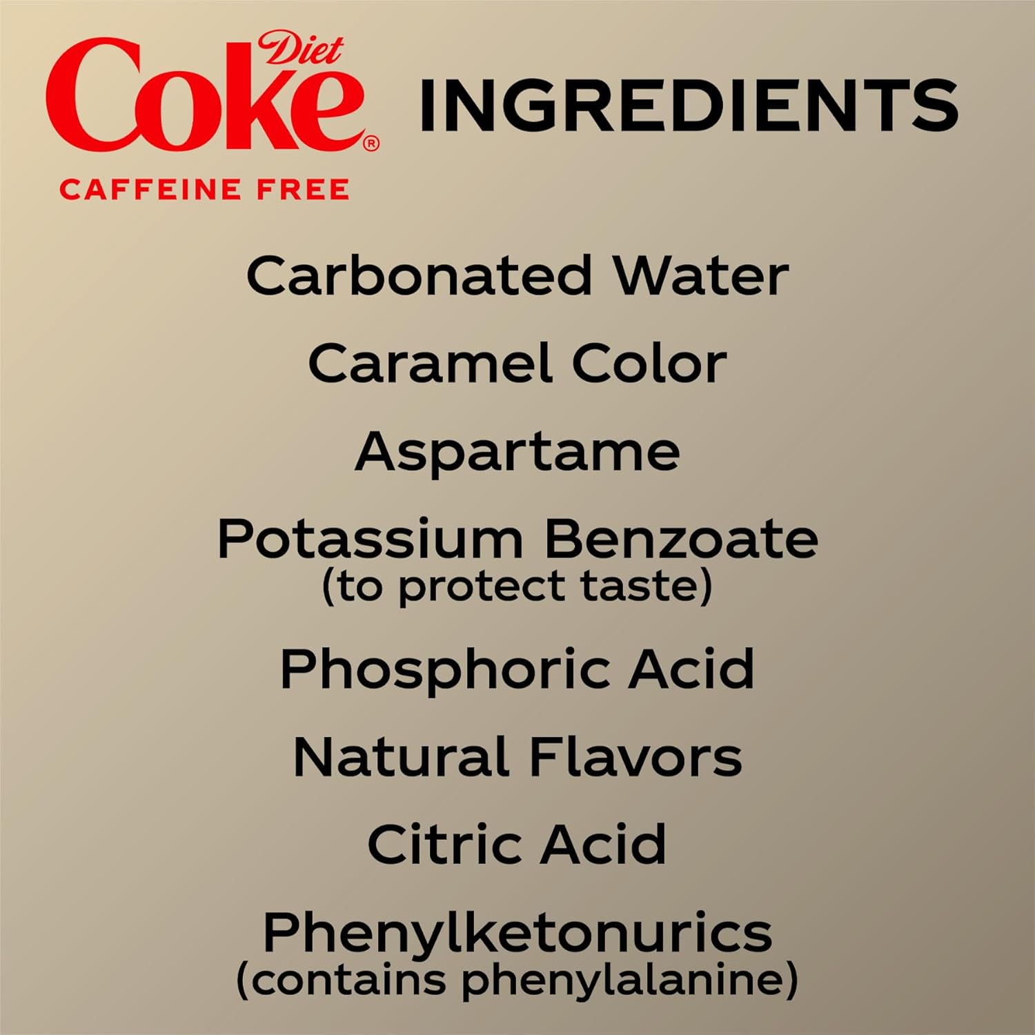 Coca-Cola Diet Coke Caffeine Free 16.9 fl oz Bottles, 6 Pack – Sugar Free Sparkling Drink for Pregnancy-Safe Evening Refreshment