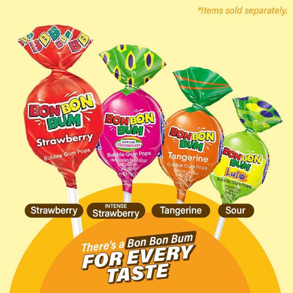 Colombina Bon Bon Bum Lollipops – Pure Cane Sugar, No HFCS Tropical Hard Candy for Label-Reading Parents and Plant-Based Households