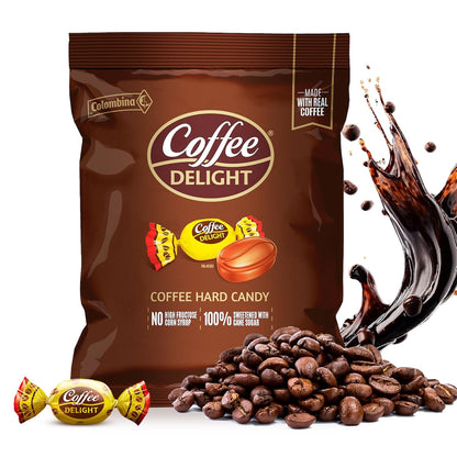 Colombina Coffee Delight Hard Candy – Holiday Stocking Stuffer and Secret Santa Pick for Coworkers, 100 Count