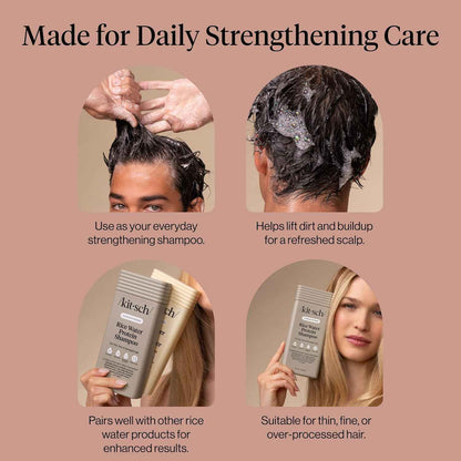 Kitsch Rice Water Shampoo – Clean, Simple Hair Care for an Uncluttered Vanity