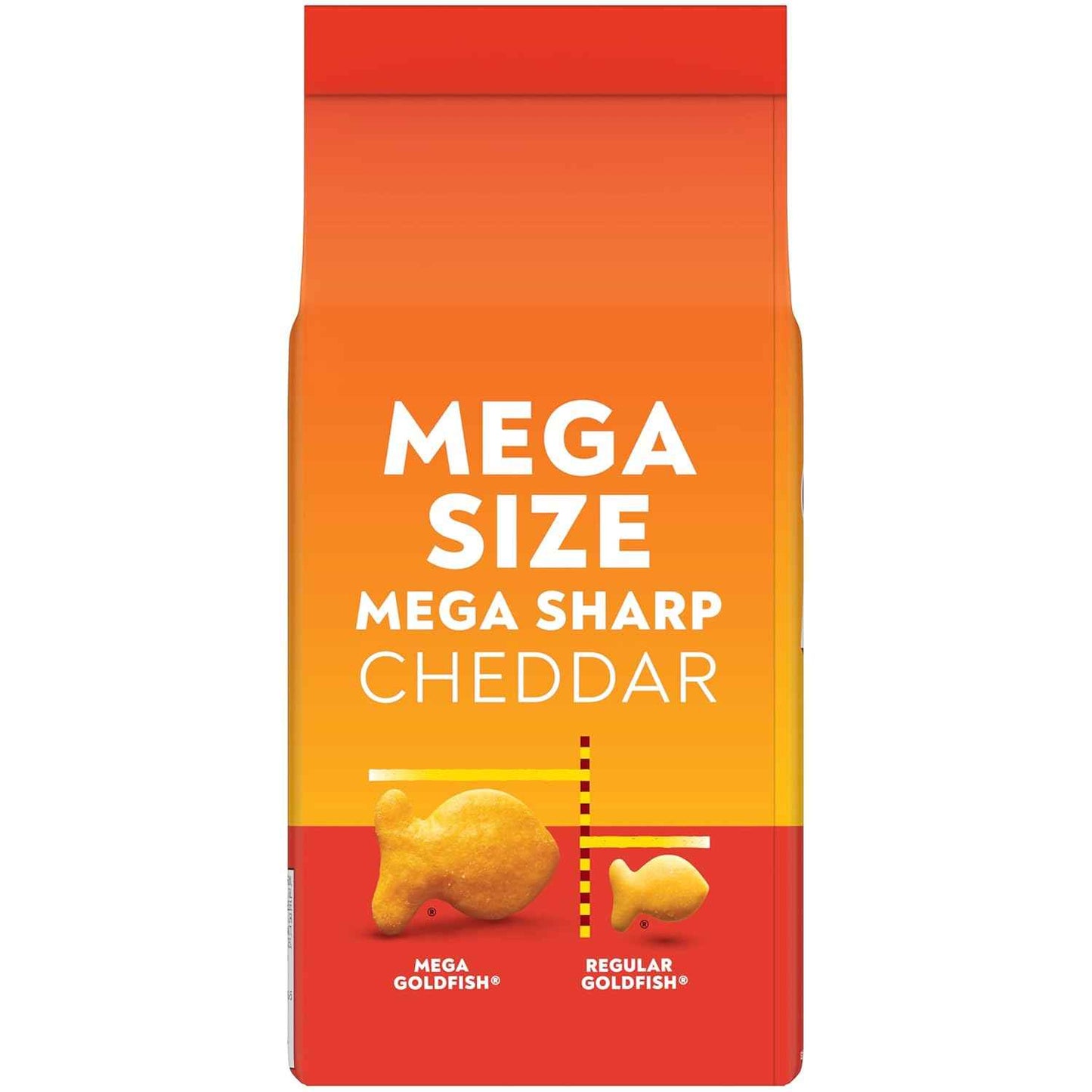 Pepperidge Farm Goldfish Mega Bites Sharp Cheddar Crackers – Better-For-You Savory Snack for Mindful Snacking