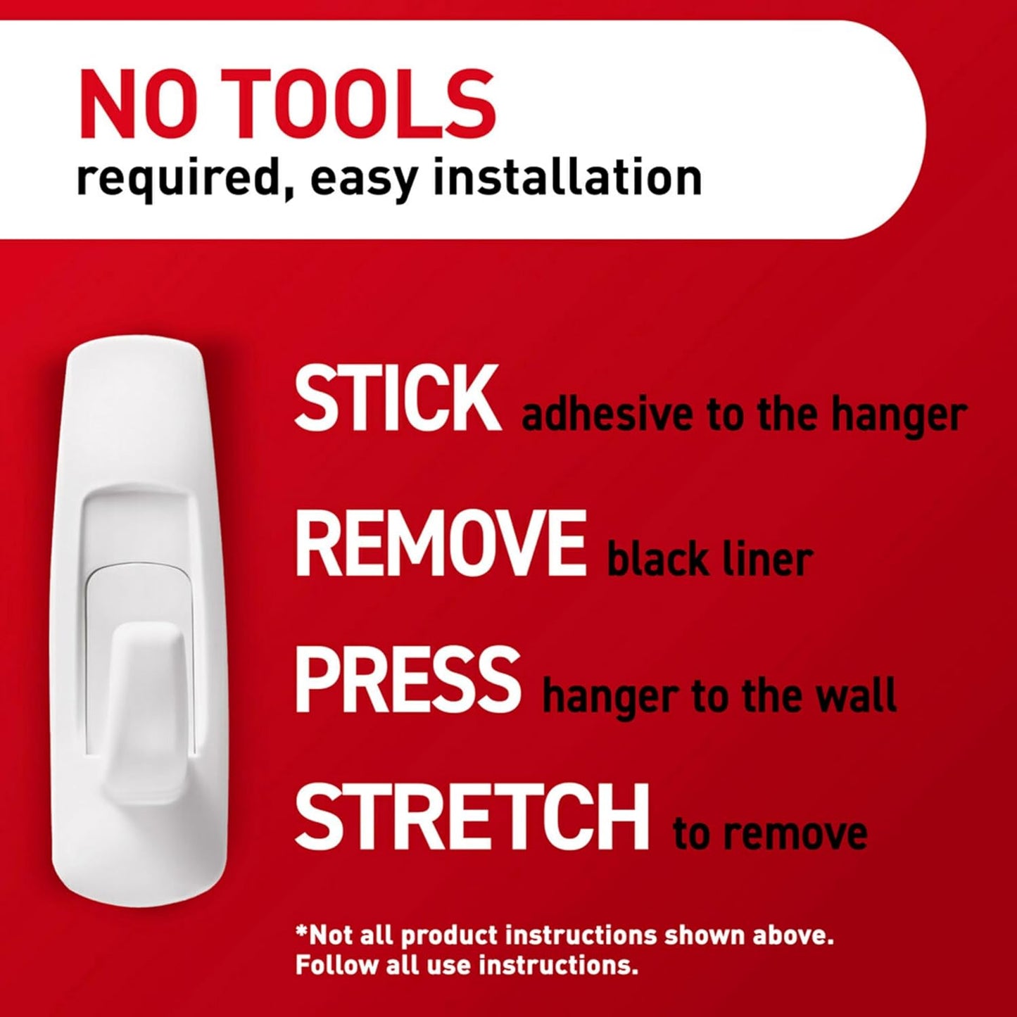 Command Large Utility Hooks – Tool Free, No Drill Hanging Safe for Kids and Pets at Home