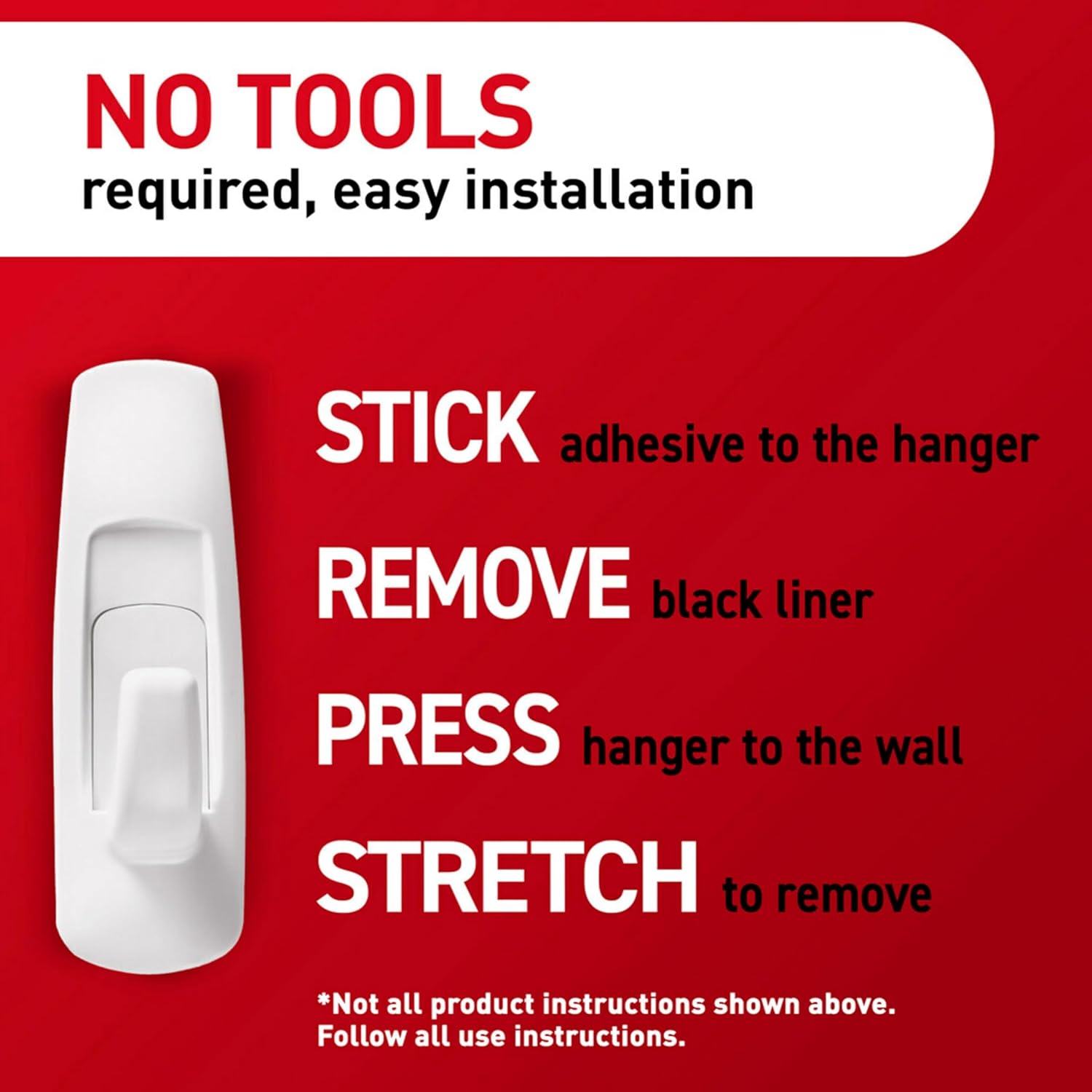 Command Large Utility Hooks – Tool Free, No Drill Hanging Safe for Kids and Pets at Home
