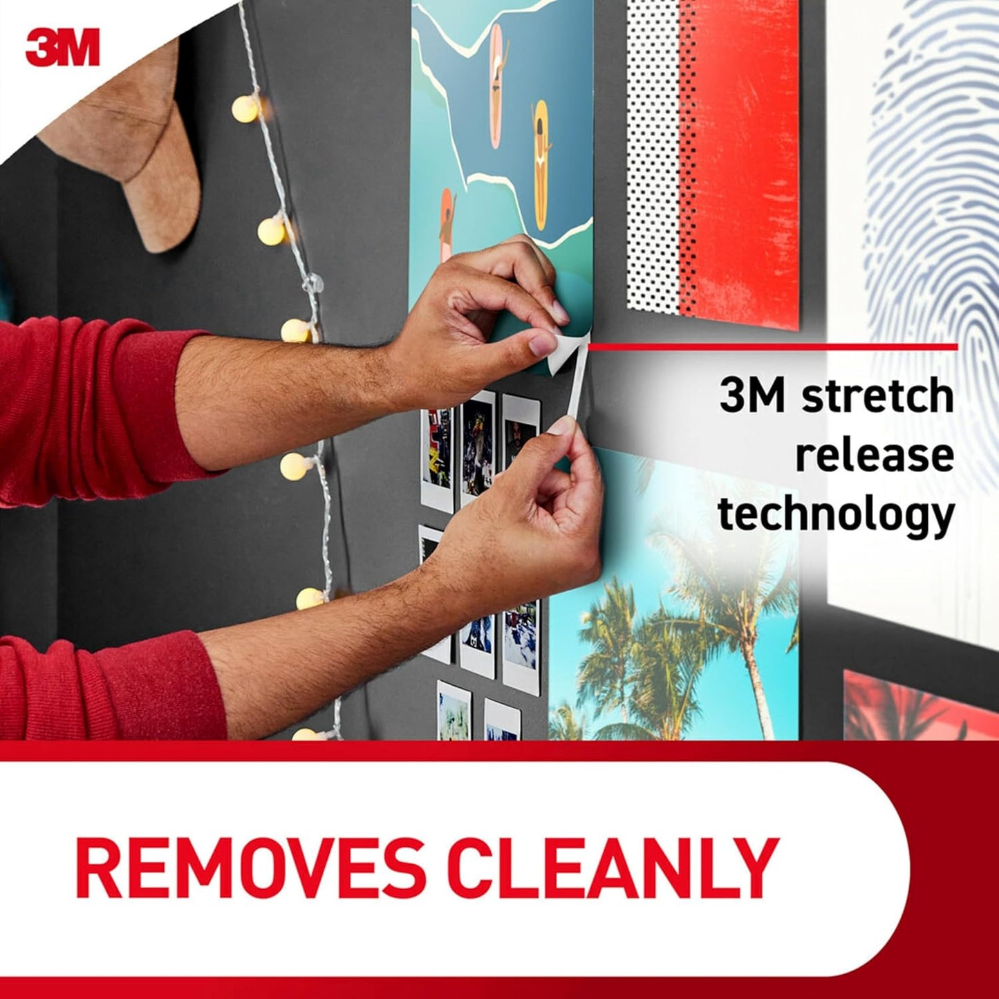 Command Poster Strips 256 Pack – Minimalist Wall Hanging, Clean Damage-Free Mounting for Posters