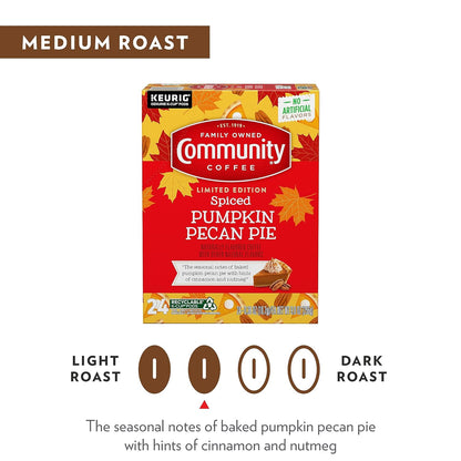 Community Coffee Toasted Hazelnut Single-Serve Pods – Naturally Flavored Wind-Down Cup, Keurig 2.0 Medium Roast 12 Count