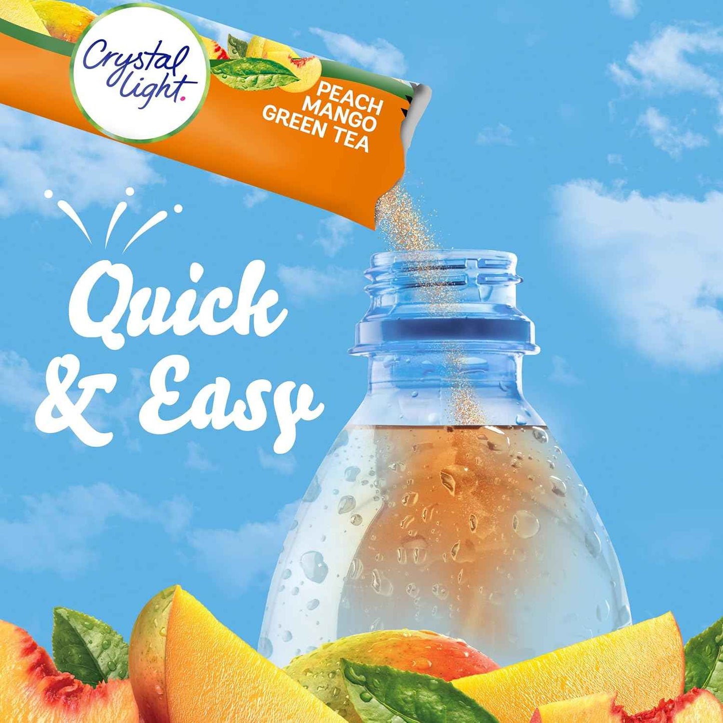 Crystal Light Peach Mango Green Tea Powdered Drink Mix – Clutter-Free Pantry Staple for a Clean, Intentional Kitchen