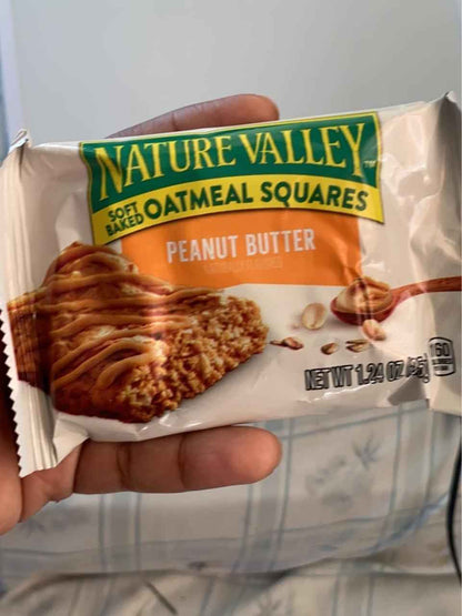 Nature Valley Soft Baked Oatmeal Squares – Parent-Approved Lunchbox Snack for Picky Eaters, 12 Bars