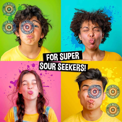 WARHEADS Extreme Sour Hard Candy Five Flavor Assortment 2 oz Bag Care Package Snack for Teens and College Students