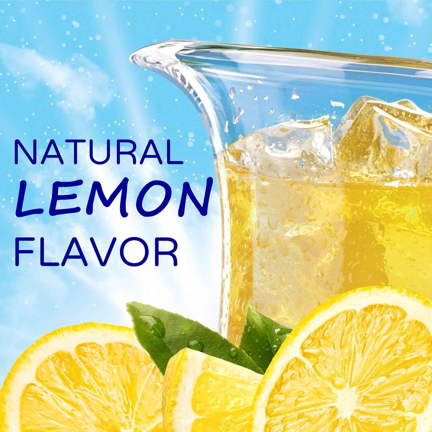 Crystal Light Sugar-Free Lemonade Drink Mix – Quick Lemonade Packets for Home Office Focus and Work-From-Home Desks