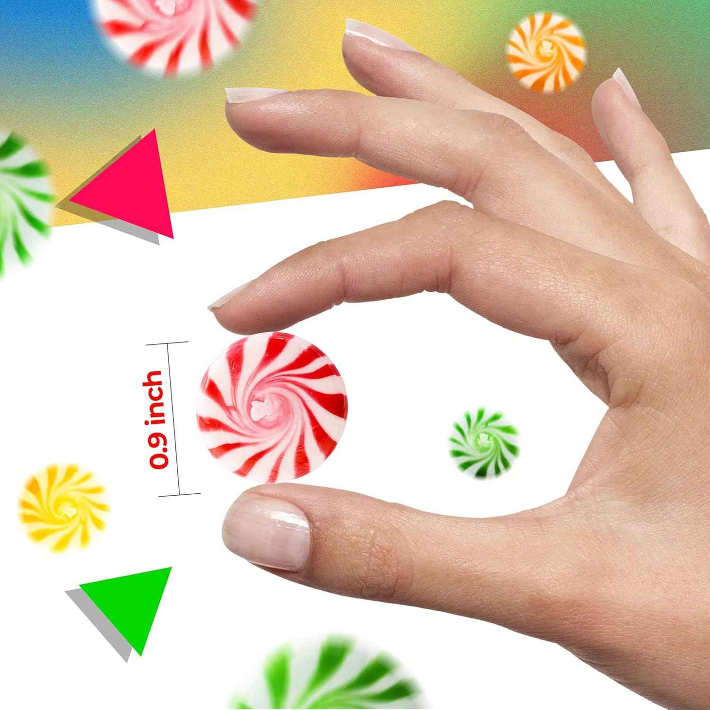 Fruit Starlights Hard Candy – Classic Assorted Pinwheel Candy, 1 lb Bulk Gift Bag for Birthday Party Favors and Holiday Hosting