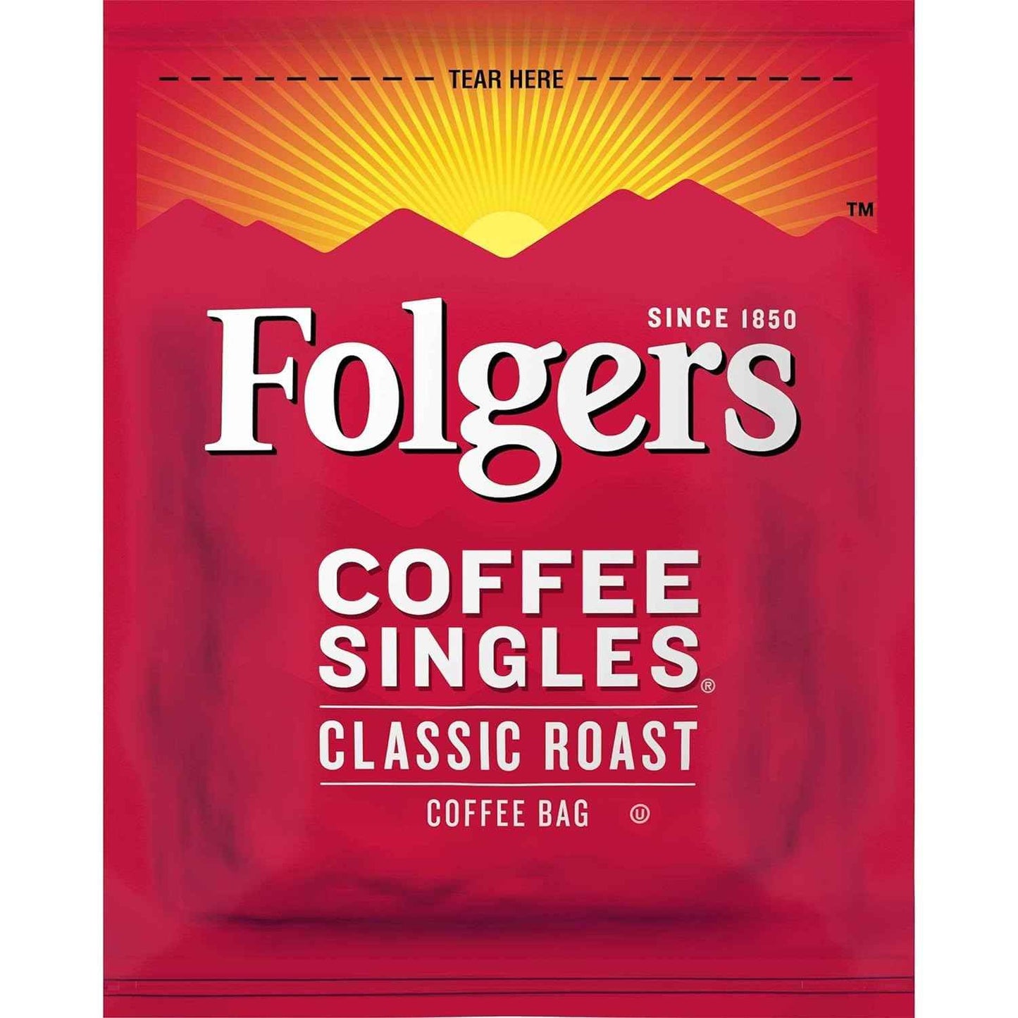 Folgers Coffee Singles – Single-Serve Filter Bags for the Office Desk, No Machine or Electricity Needed