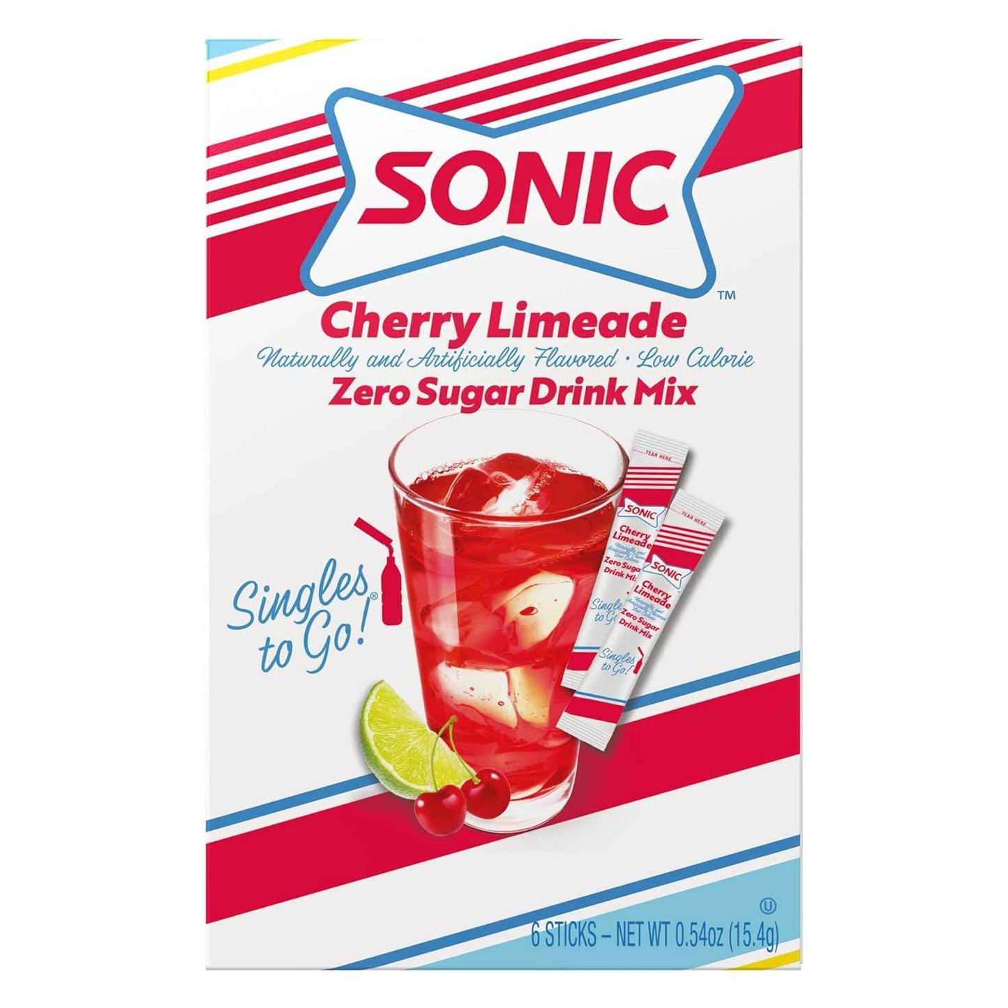 Sonic Singles to Go! Drink Mix Variety Pack – Sugar-Free Lunchbox Packets for School, After-School Activities, and Field Trips
