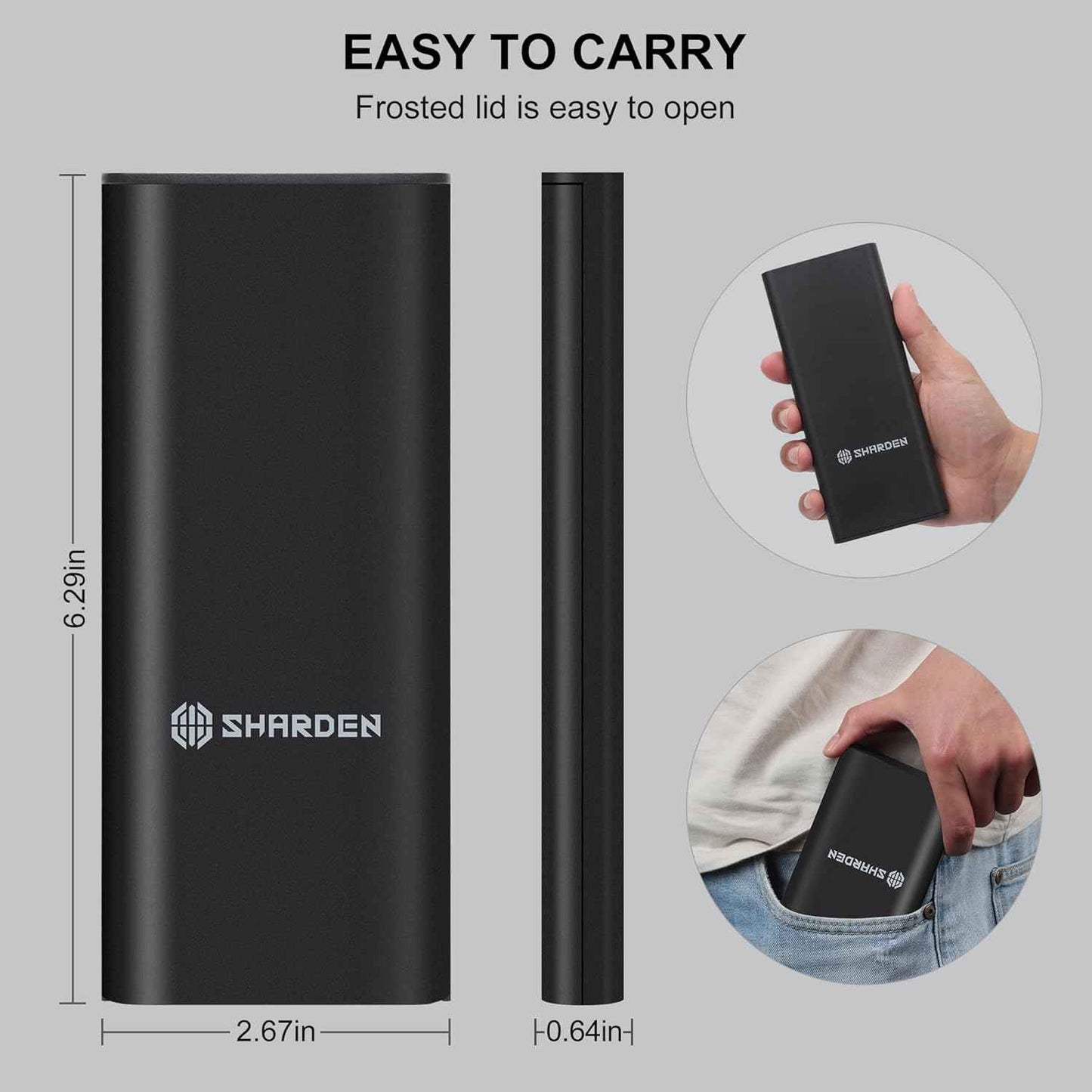 SHARDEN 49-in-1 Screwdriver Set – Minimalist Tool Kit with Clean Aluminum Handle, Magnetic Case for Clutter-Free Repairs