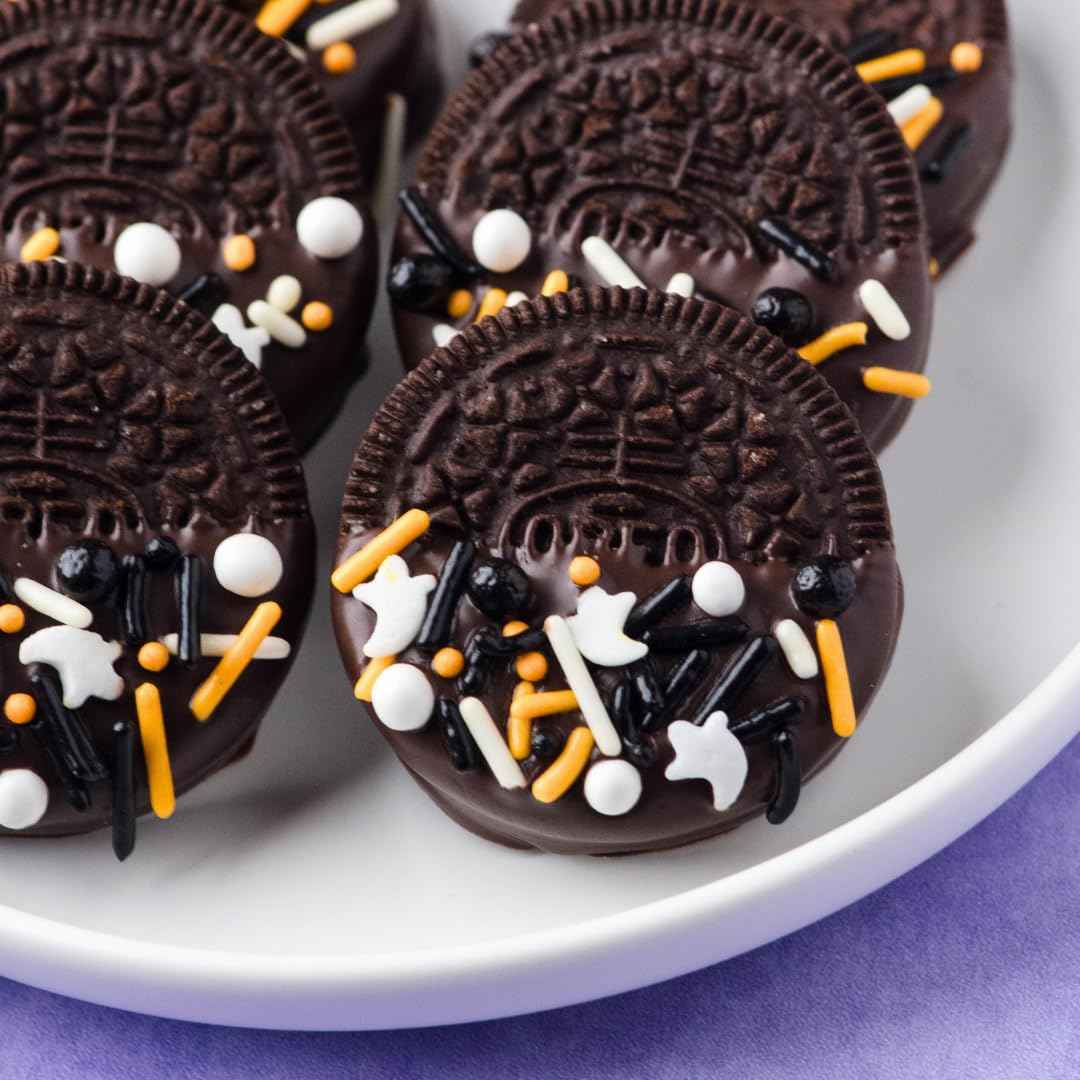 Sweets Indeed Natural Dye Free Halloween Sprinkles – Allergen Aware Edible Topping for Sensitive Children