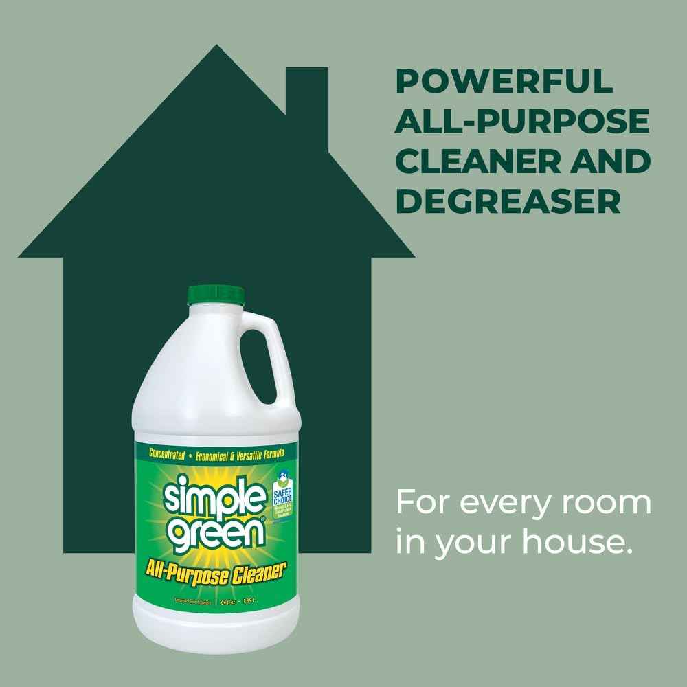 Simple Green All-Purpose Cleaner Concentrate – Child-Safe Non-Toxic Degreaser for Kitchen Counters and Food Prep Areas