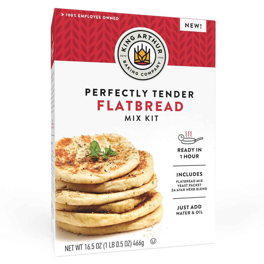 King Arthur Baking Company Flatbread Mix Kit – Mindful Weekend Baking Ritual for Stress Relief