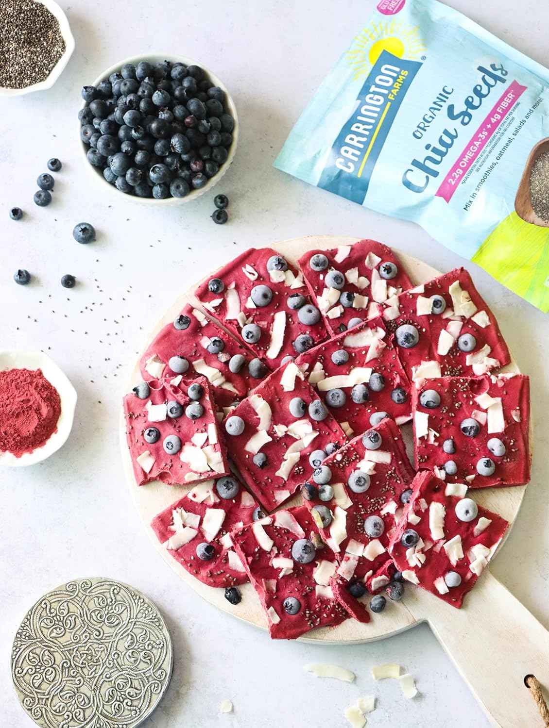 Carrington Farms Organic Chia Seeds – Safe, Allergen-Free Pantry Staple for Family Breakfast Tables