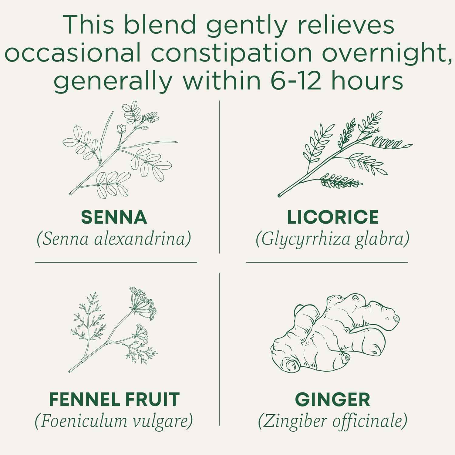 Traditional Medicinals Smooth Move – Cramp-Reduced, Caffeine-Free Laxative Tea Without Harsh Stimulants